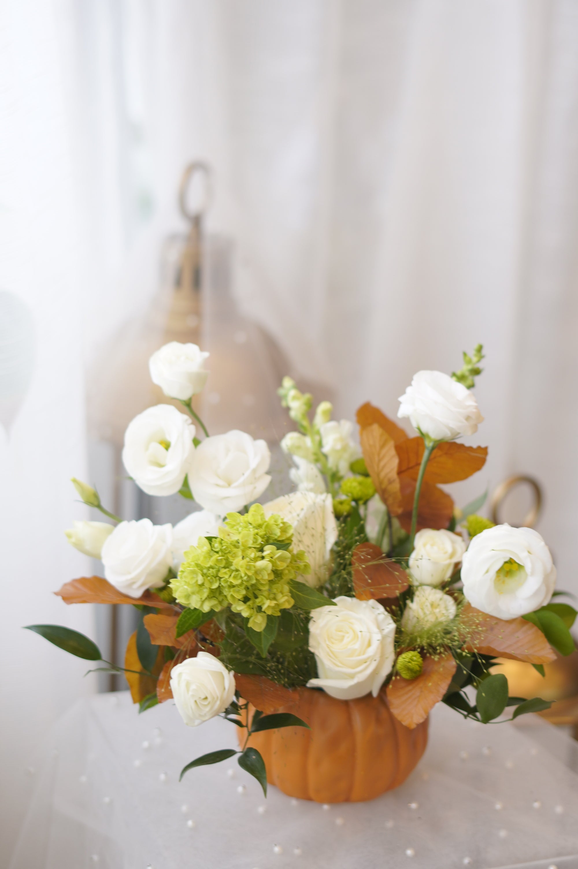 Harvest Pumpkin Arrangement — Thanksgiving Floral Gift Toronto & GTA