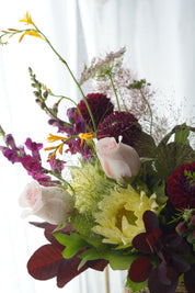 Meadow Glow Basket Arrangement in Wicker Basket — Same-Day Flower Delivery Toronto & GTA