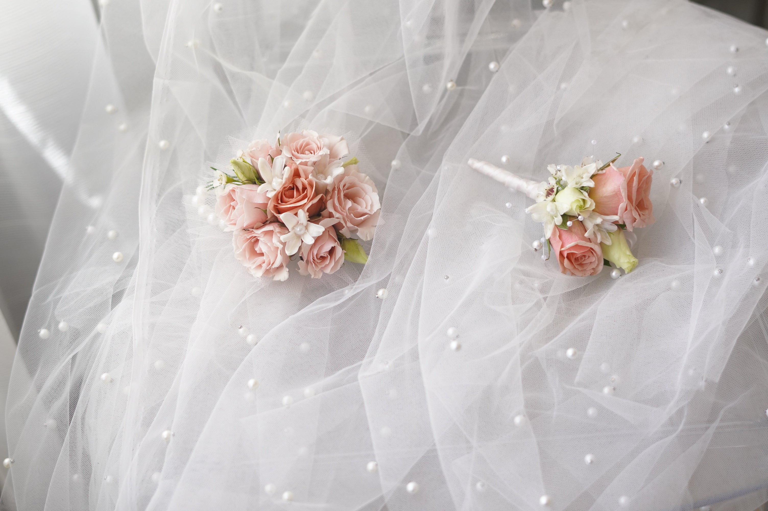 Pink and White Corsage | Flower Delivery Toronto | Flower Shop