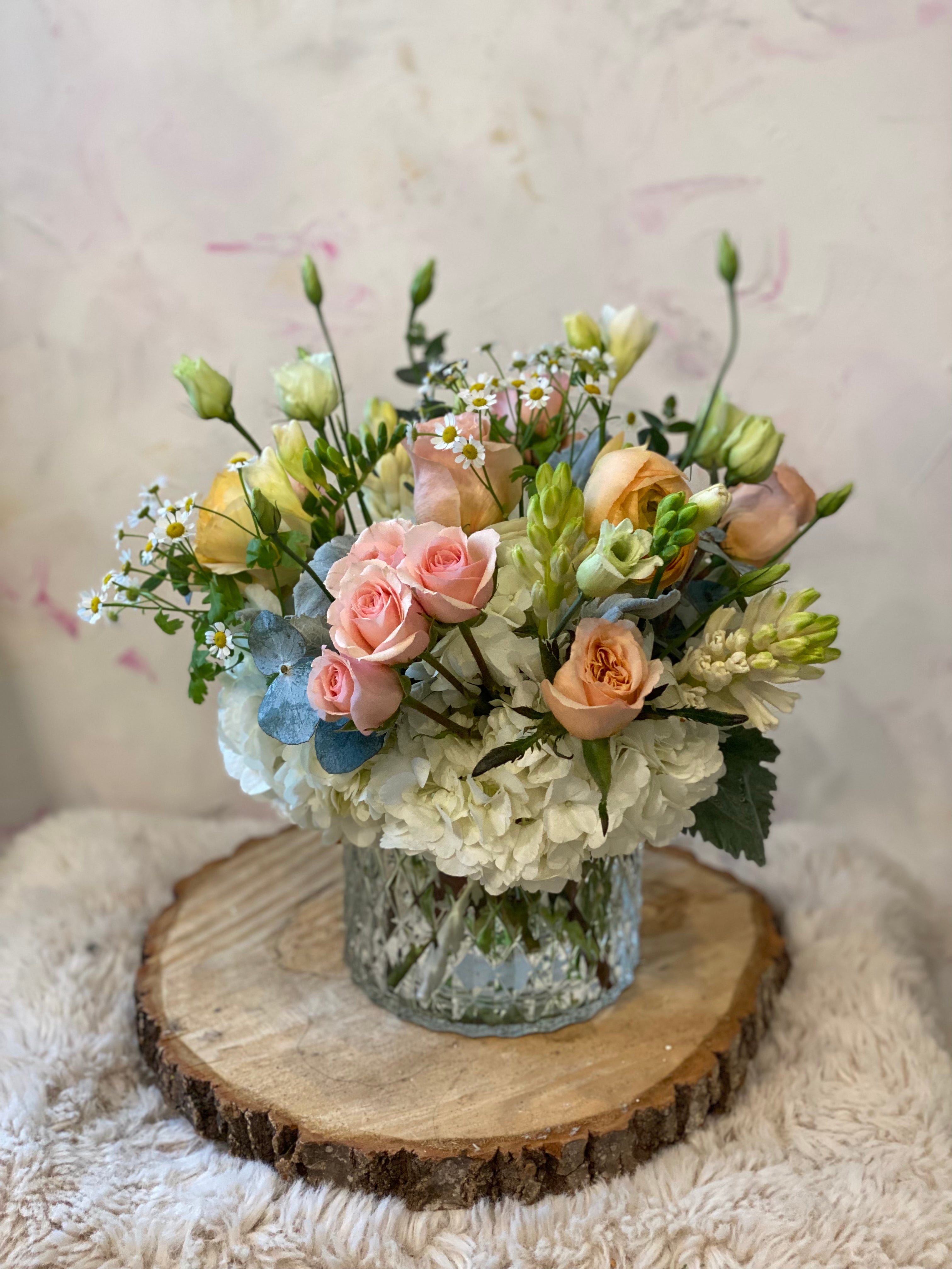 Soft Peach Arrangement