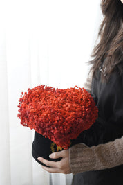 Front view of the arrangement-Black Velvet box