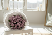 Lavender Rose Round Bouquet