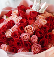 Valentine's Day - 100 Roses Bouquet