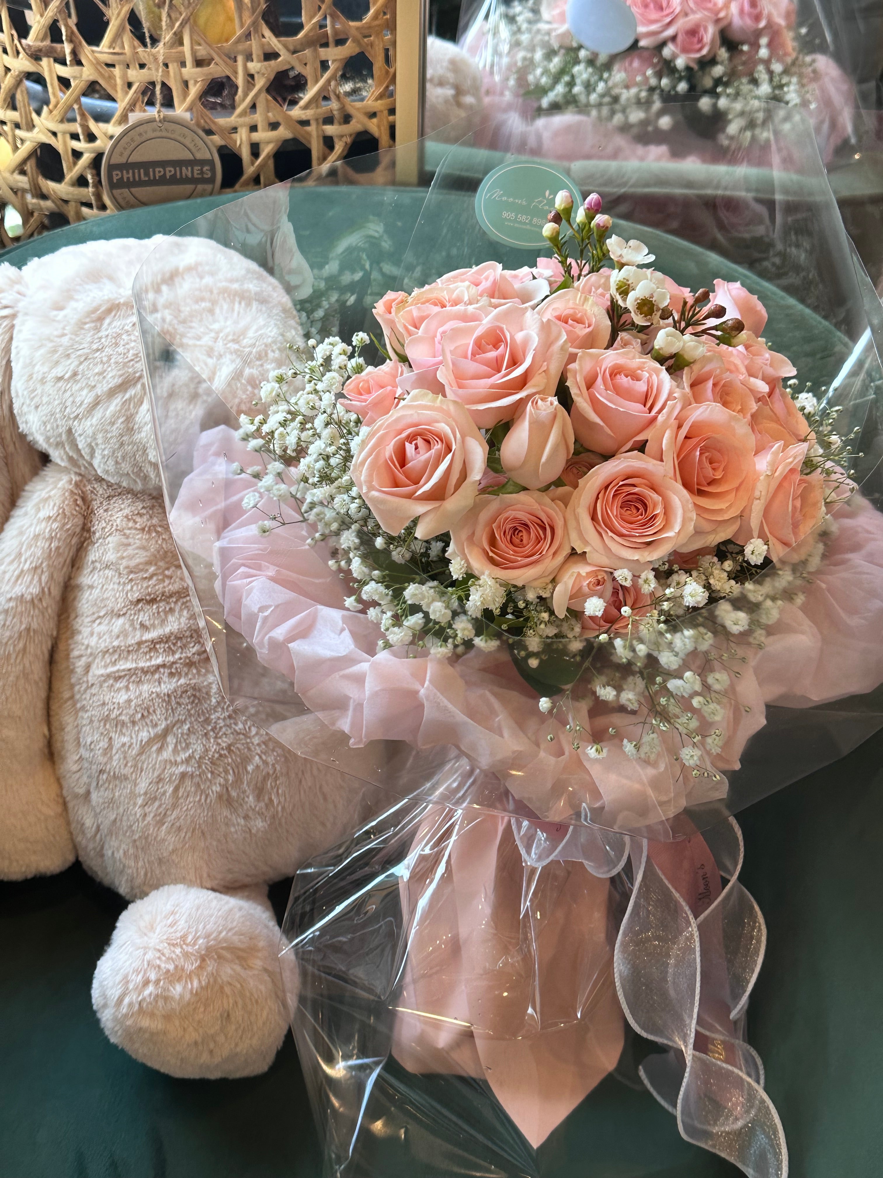 Princess Bouquet - Pink roses