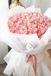 Valentine's Day - 100 Roses Bouquet