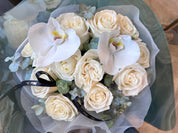 Valentine's Day -White Rose Bouquet