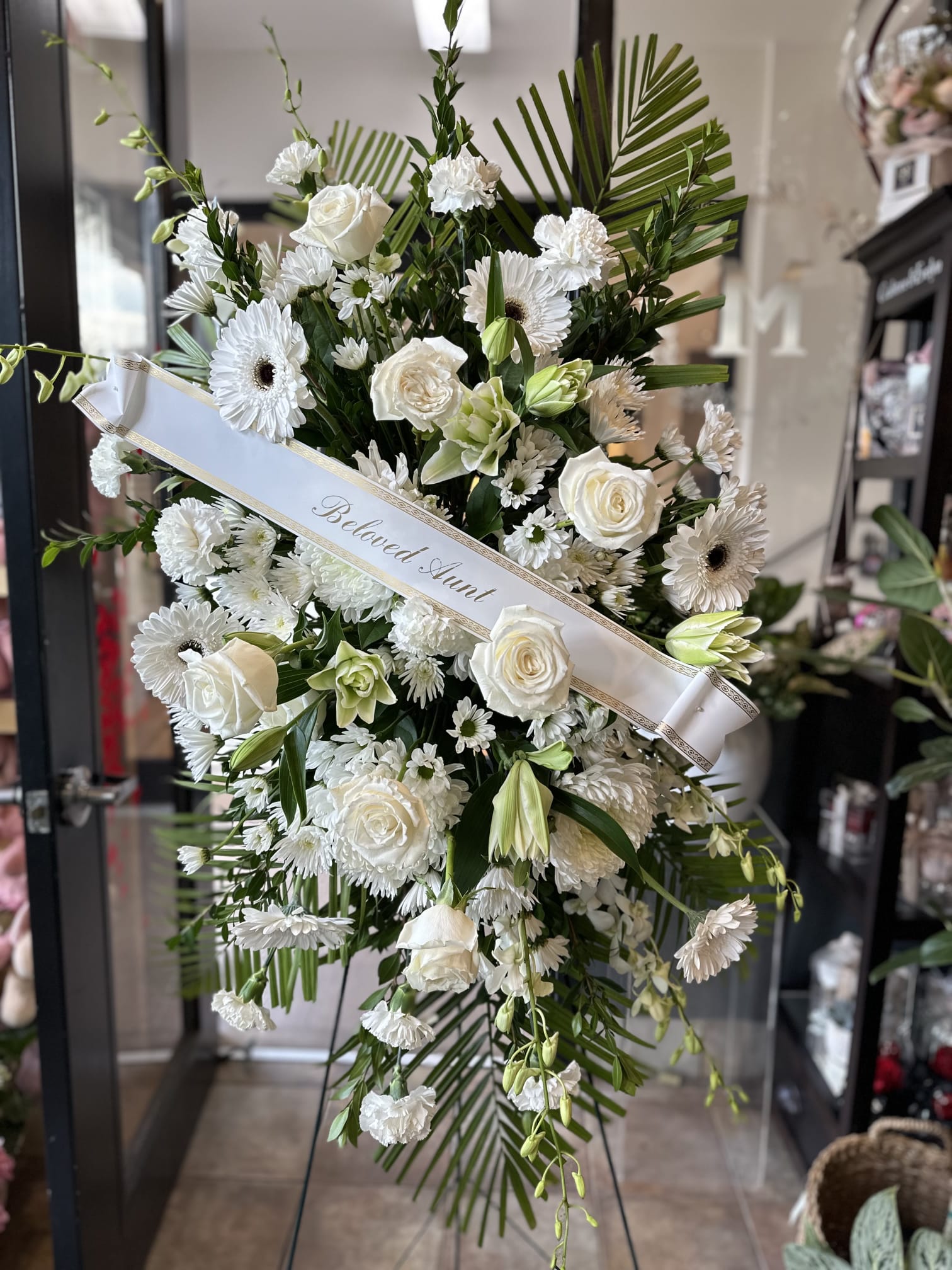 Funeral Flowers Standing Spray | Flower Delivery Toronto | Same Day ...