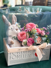 Mother's Day - Rose Flower Gift Box ( Jellycat NOT included )