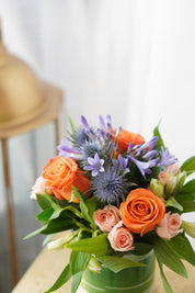 A close up of the flowers used in the Verdant Vase. Here at Moons Flowers we pride ourselves with our fresh cut seasonal flowers. 