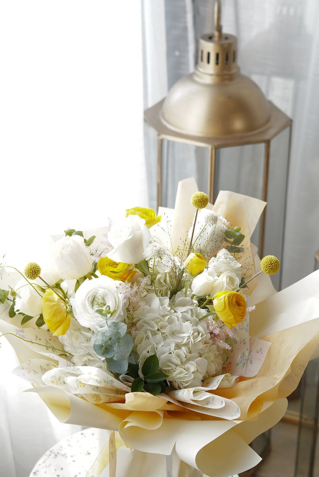 Sunrise Yellow Flower Bouquet