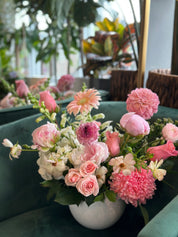 Pink Flowers Arrangement