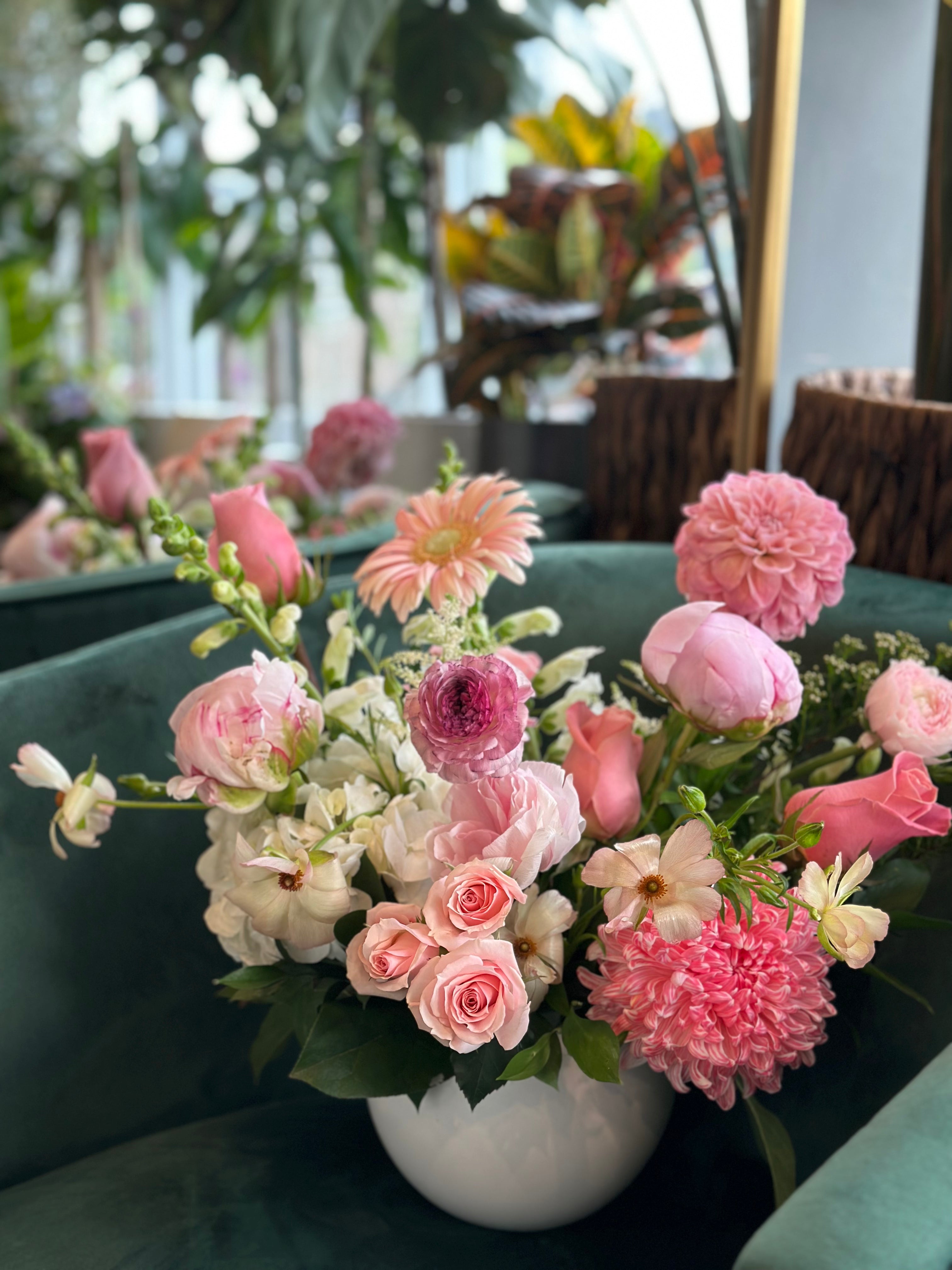 Pink Flowers Arrangement