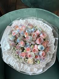 스프레이 장미 꽃다발