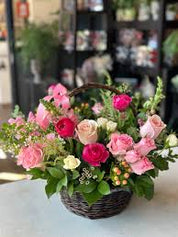 바구니에 꽃