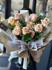 Valentine's Day- Classic Rose Dozen Bouquet $111