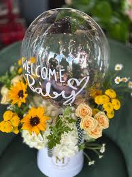 Valentine's Day - Balloon with Flowers