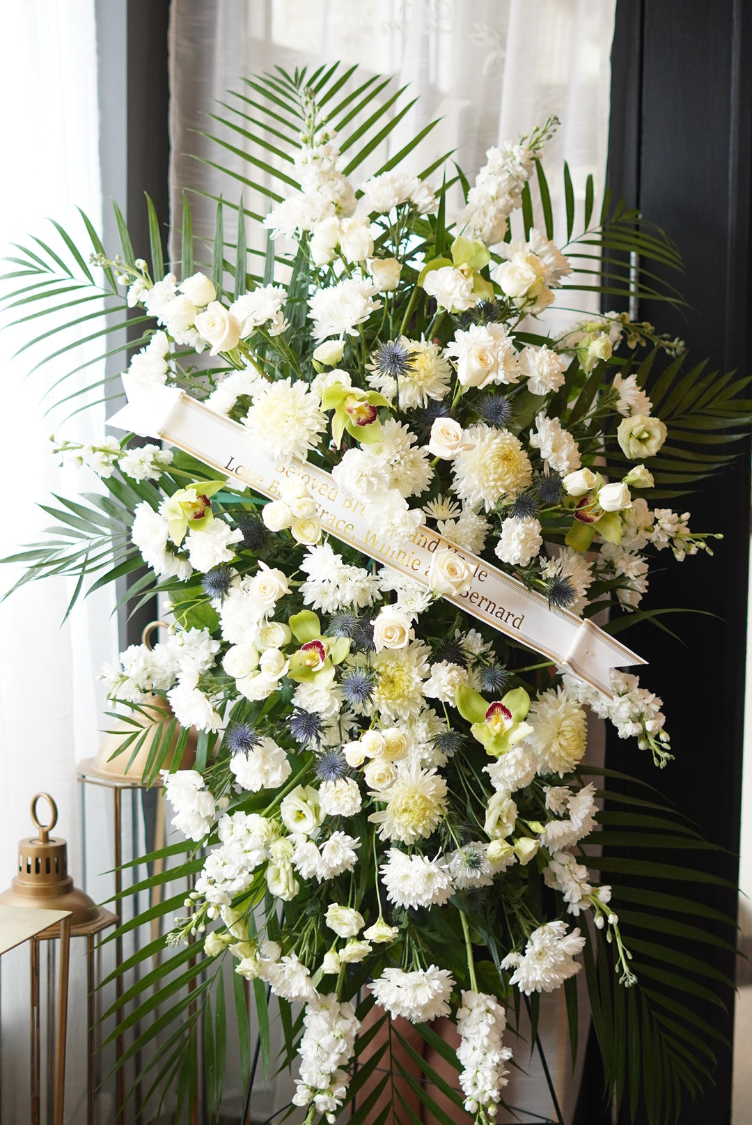 This premium standing spray delivers a heartfelt tribute.Funeral and Sympathy Flowers Delivery Toronto