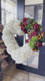 Heart Funeral Wreath