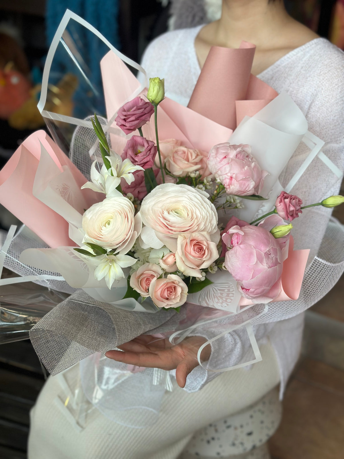 Peace Lily Sympathy Arrangement Flower Delivery Toronto Same Day