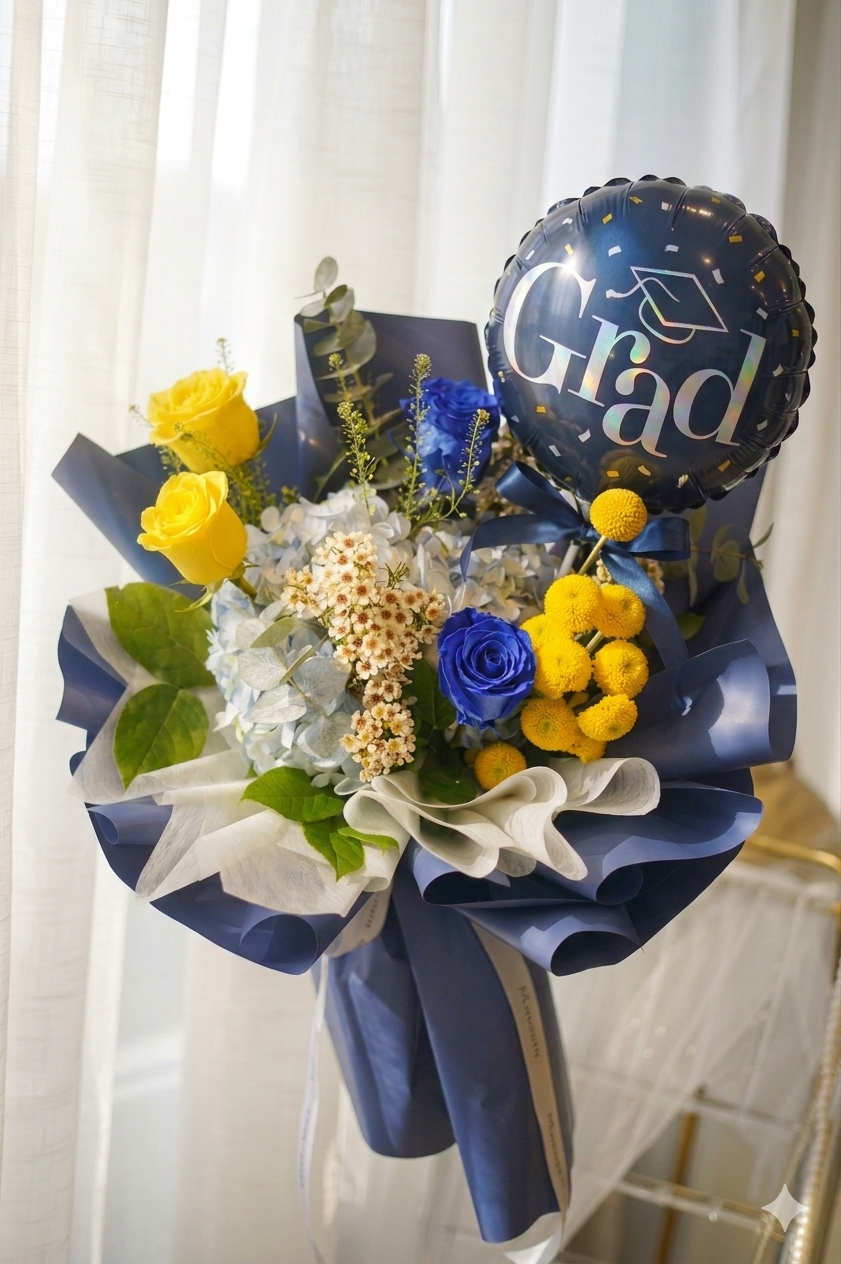Bold Aspirations (Blue & Yellow Contrast)