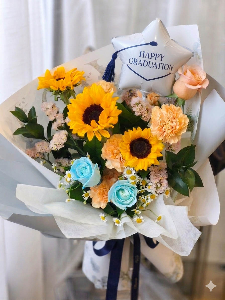 Radiant Beginnings Sunflower Bouquet