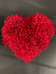 Top view of the arrangement-Black Velvet box