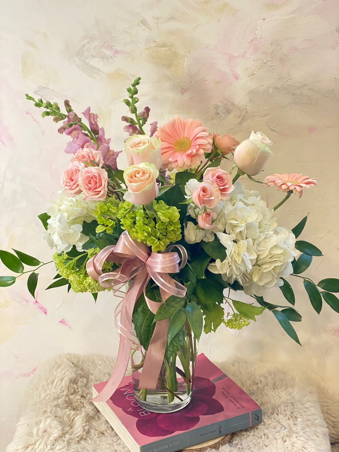 Mix Sympathy Flowers Vase